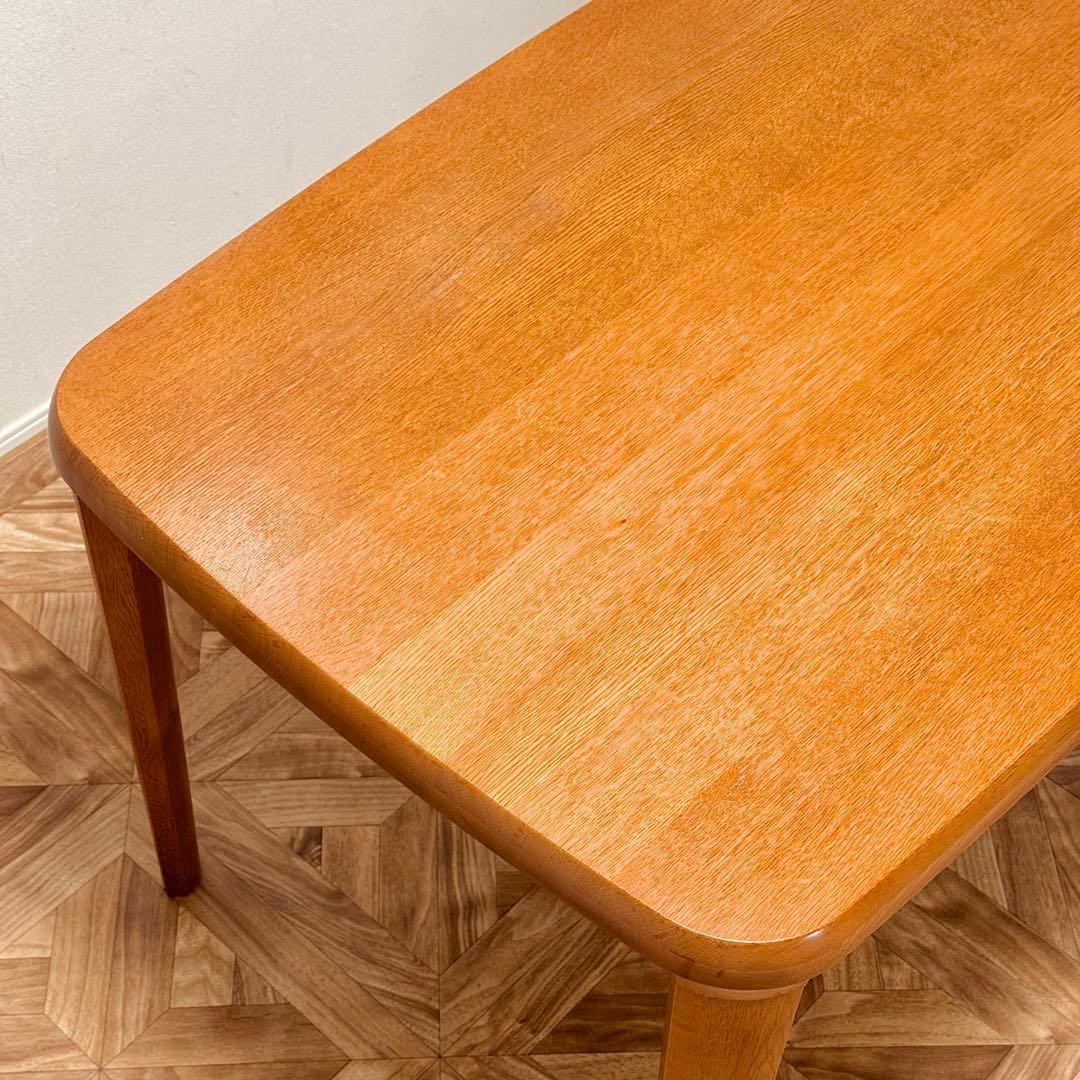 日進木工 4人掛け ダイニングテーブル 130x80cm アンティーク 古道具