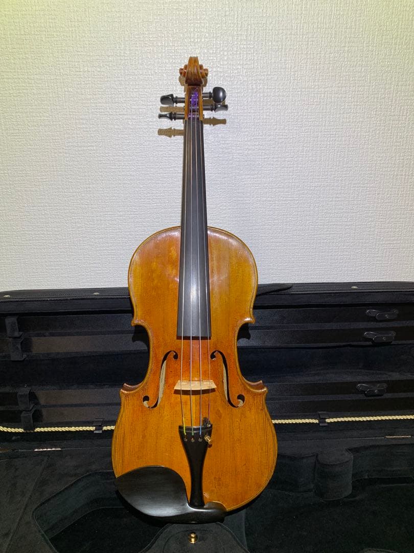 チェコ　工房製　4/4 バイオリン　裏板一枚板