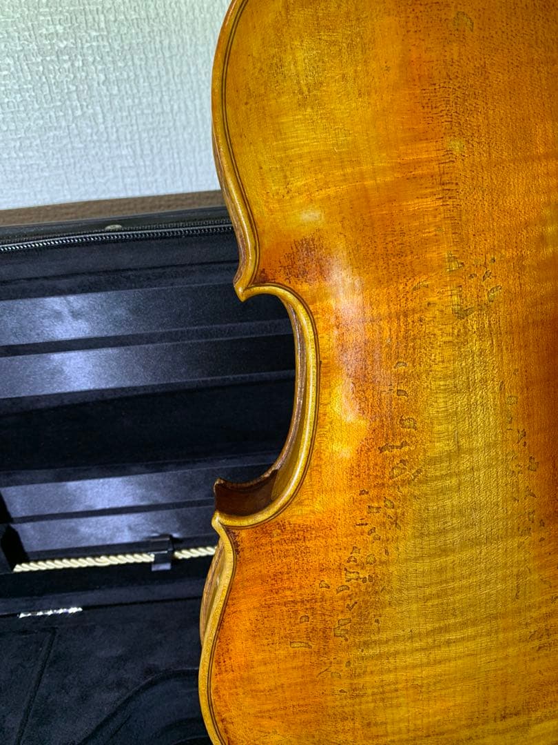 チェコ　工房製　4/4 バイオリン　裏板一枚板
