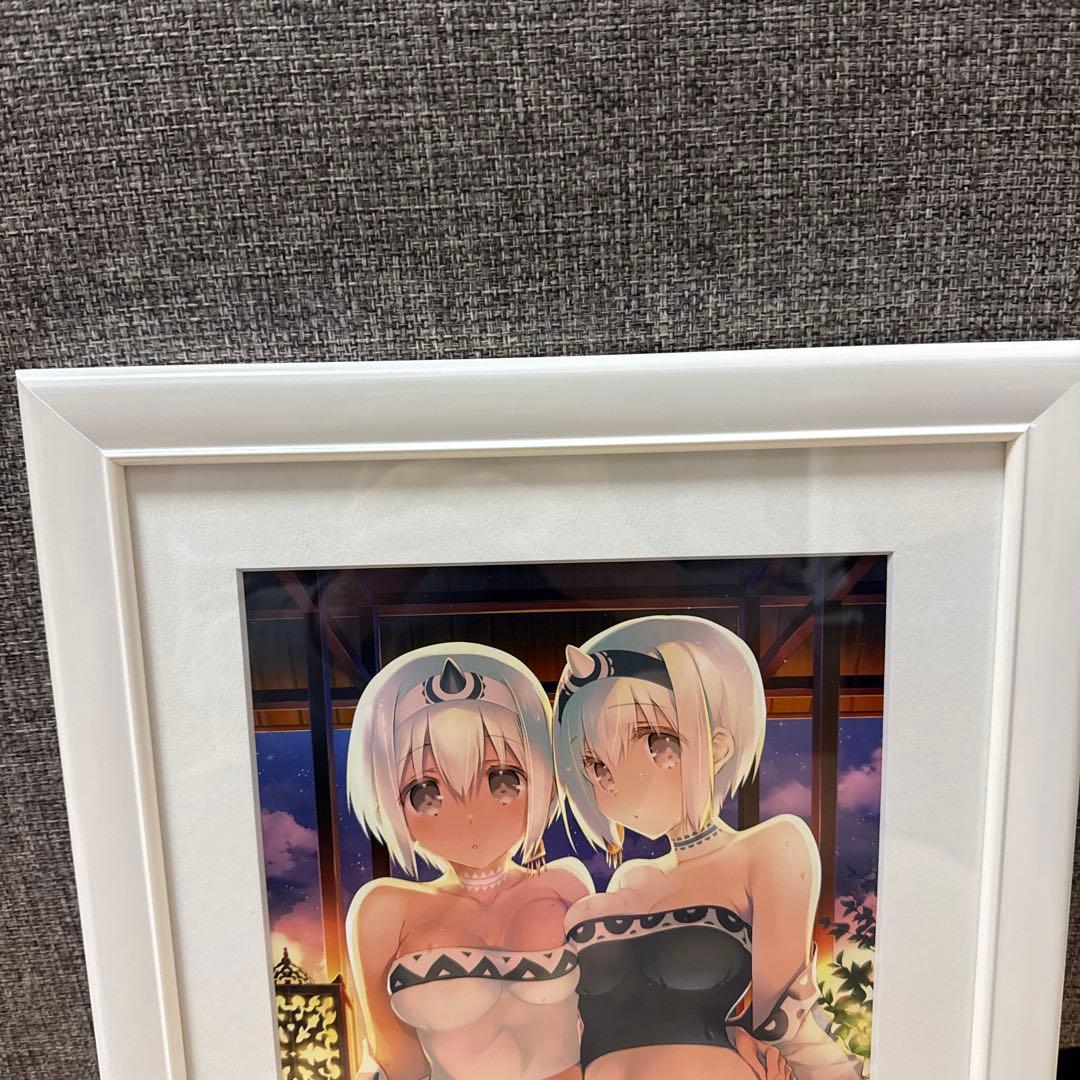 うたわれるもの ロストフラグ みつみ美里箔押しサイン入り描き下ろし複製原画