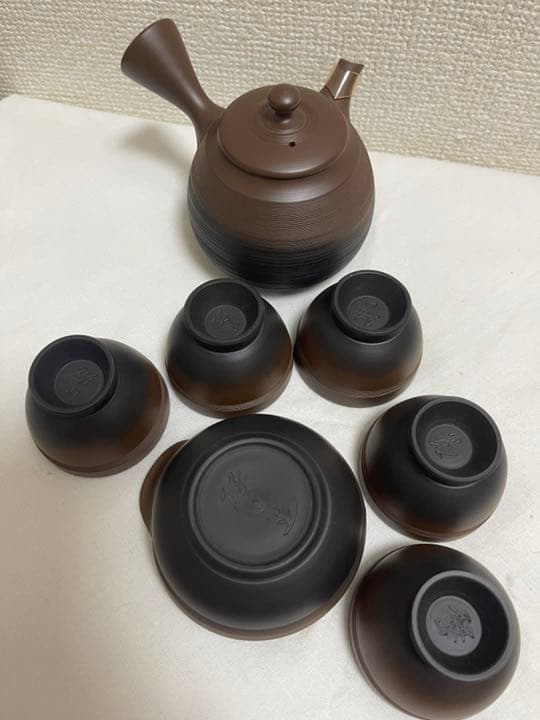 常滑焼　茶器　茶道具　桜山造