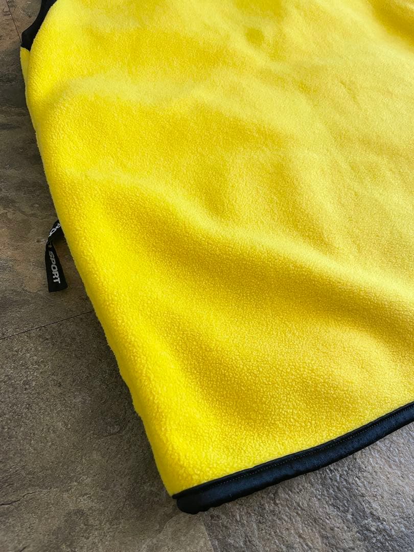 90s POLO SPORT ポロスポーツ フリースベスト イエロー XL