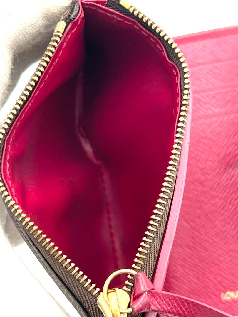 LOUIS VUITTON モノグラム ポルトフォイユヴィクトリーヌ レザー