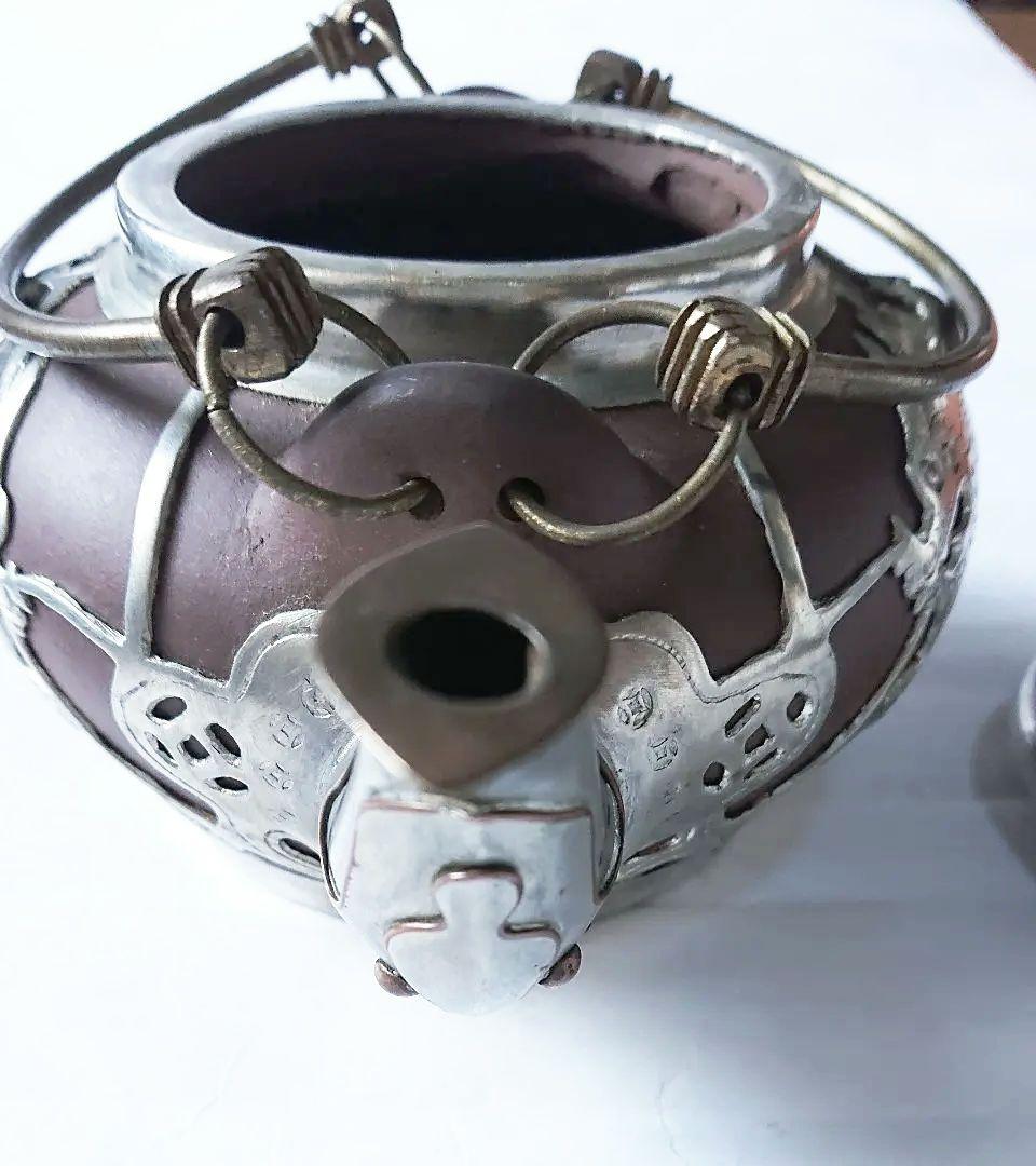 中国茶器セット カップ&ソーサー・急須 紫砂錫細工・装飾 威海新和城