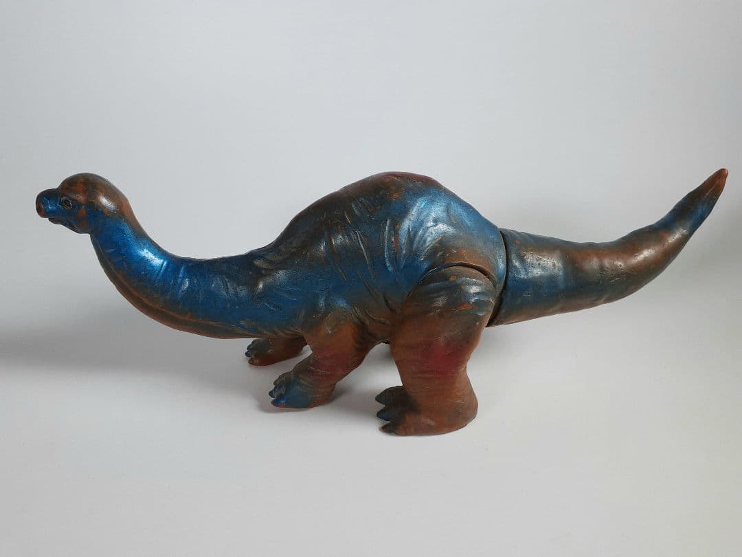 ブルマァク　ディプロドクス　怪獣ソフビ　恐竜100万年　円谷プロ　当時物