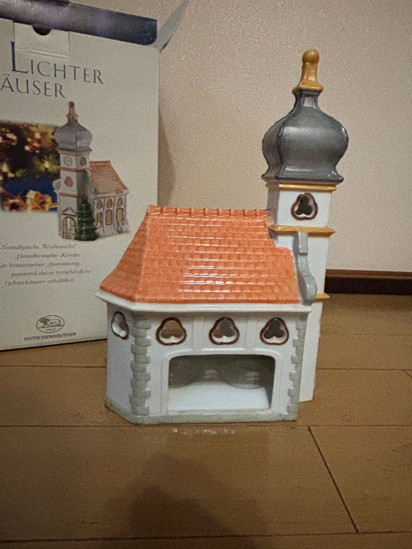 フッチェンロイター　クリスマスキャンドルハウス 陶器製　レア　限定版
