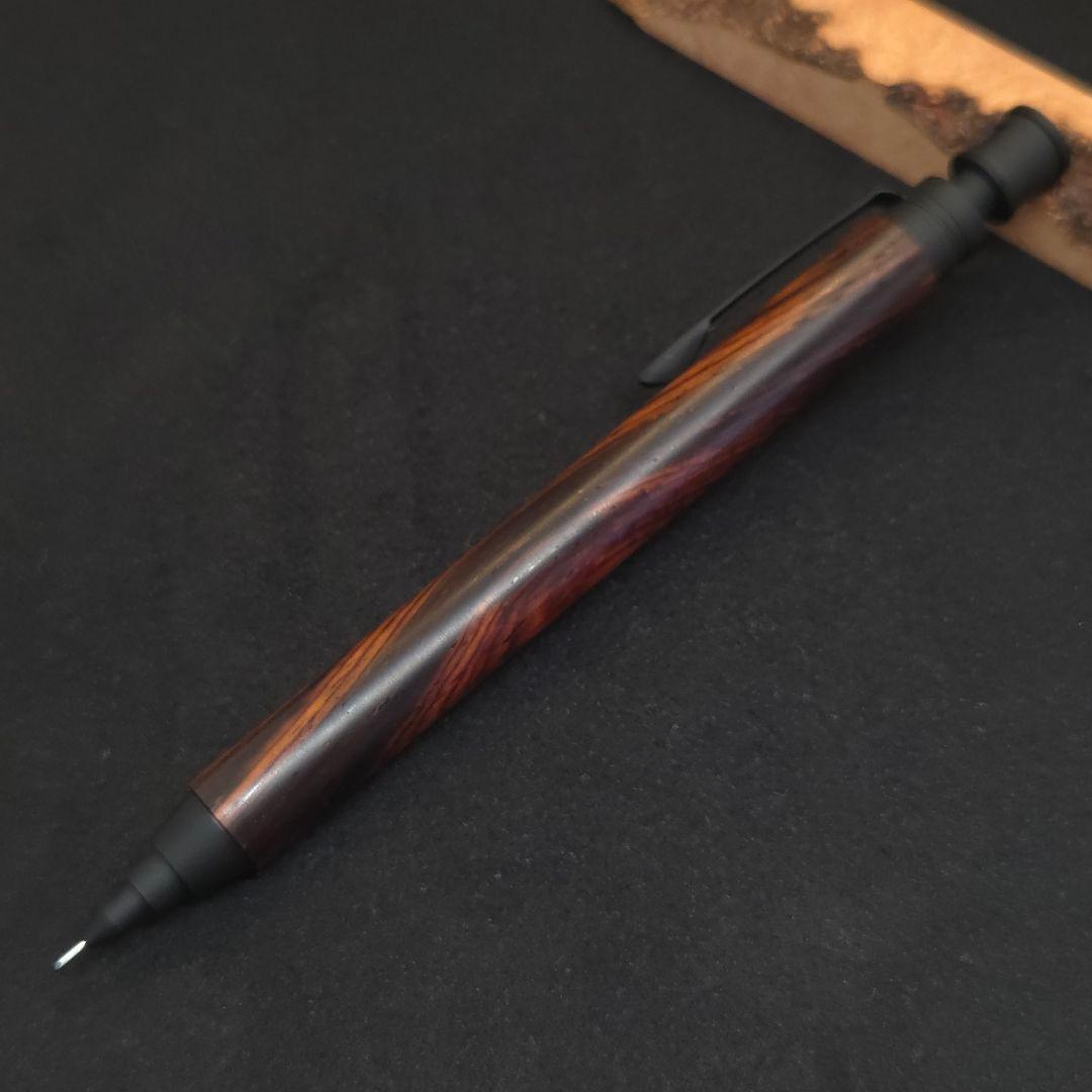 No.06ハンドメイド製図用シャープペンMDS1木軸ココボロ