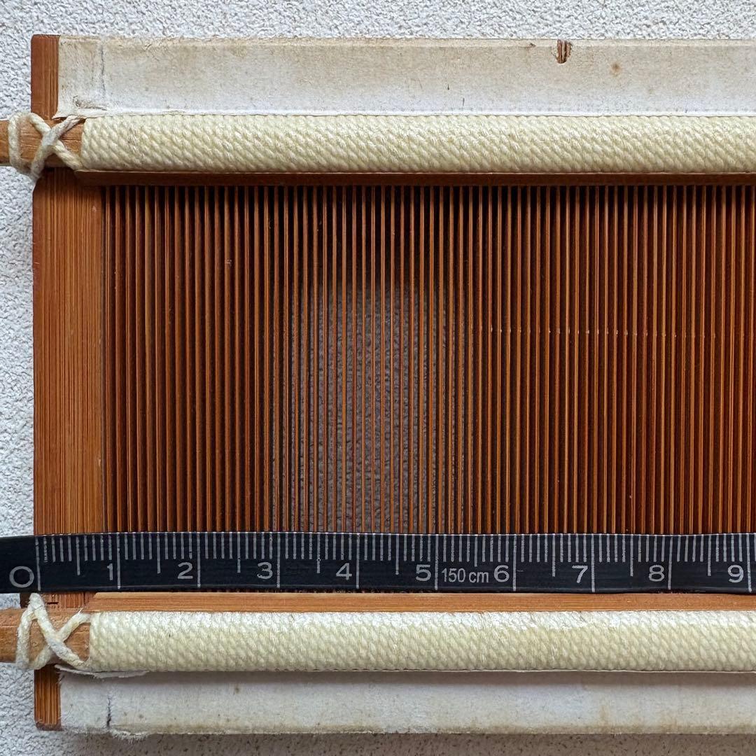【貴重】②竹筬　東京手織機　筬　30羽　機織り　手織り　織器具