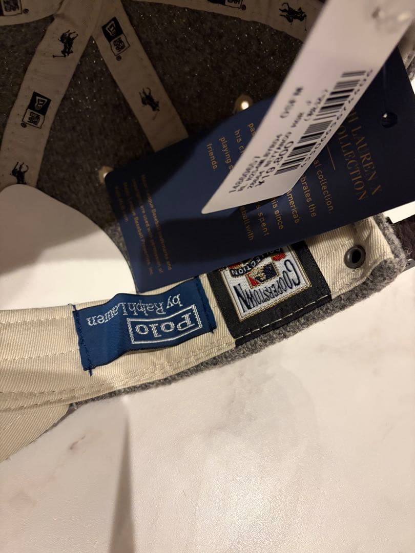 ラルフローレン×ニューヨーク・ヤンキース ベースボールキャップ　グレー　新品❗️