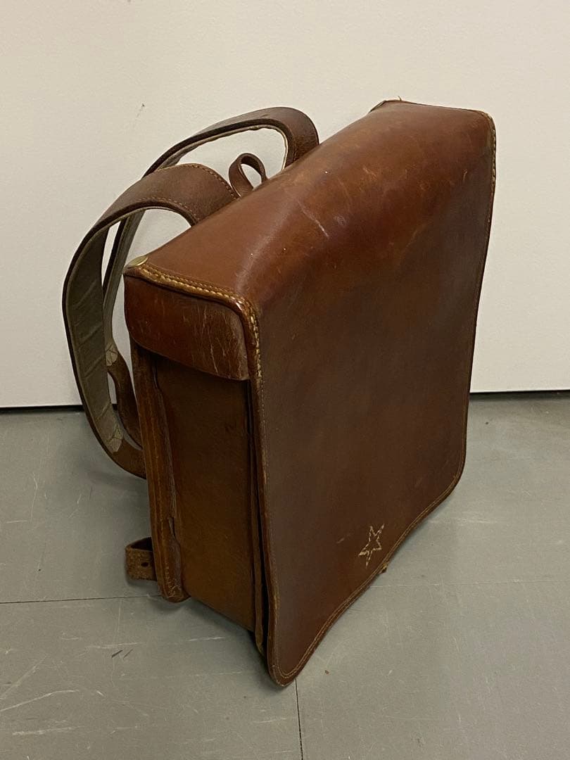 【美品 日本陸軍 将校？兵隊？下士官？ 背嚢】 戦前 当時物 旧日本軍 骨董品