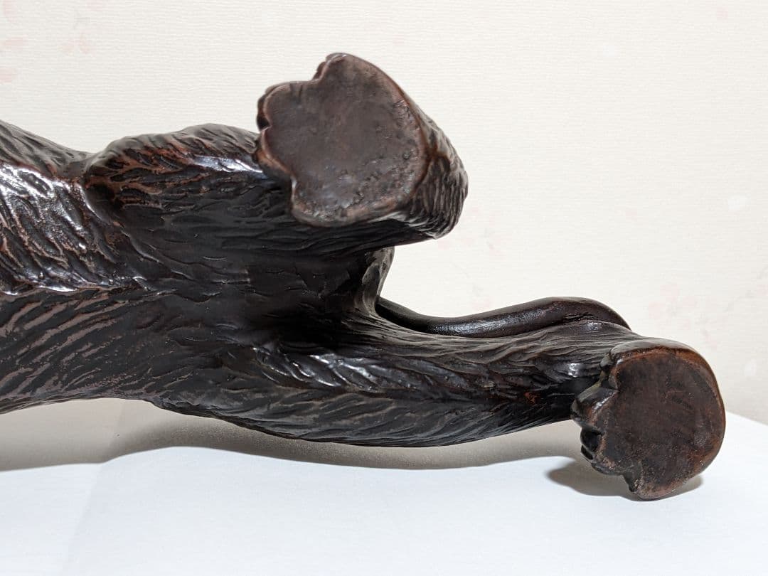 ♦風水獅子 ライオン置物 富 金運 財運 縁起物飾り 国内作家作品 古美術骨董品