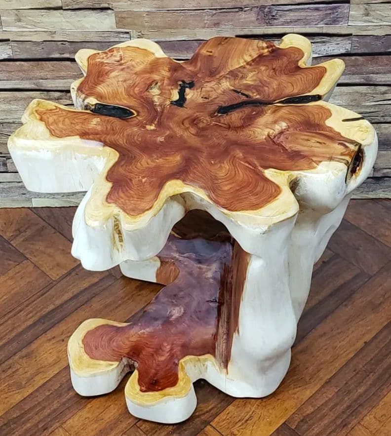 貝塚伊吹丸太サイドテーブル 10000円→8500円