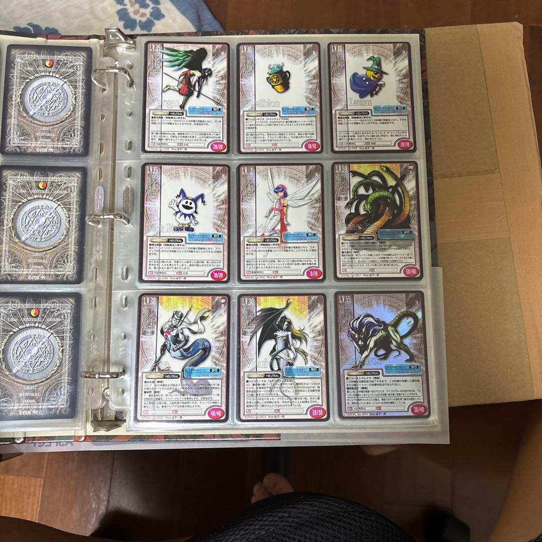 Digital Devil Story TCG バインダー＋カード182枚