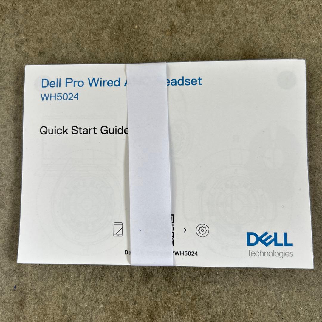 【未使用】Dell 有線ヘッドセット WH5024