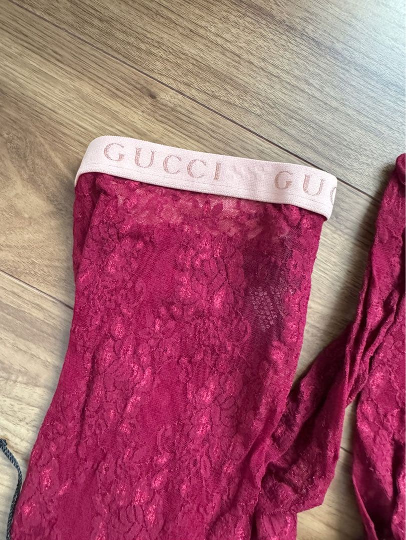 GUCCI レースタイツ Sサイズ 箱付き