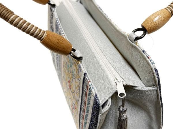 利休バッグ 博多織バッグ 和装バッグ お洒落バッグ 本場筑前博多織生地使用