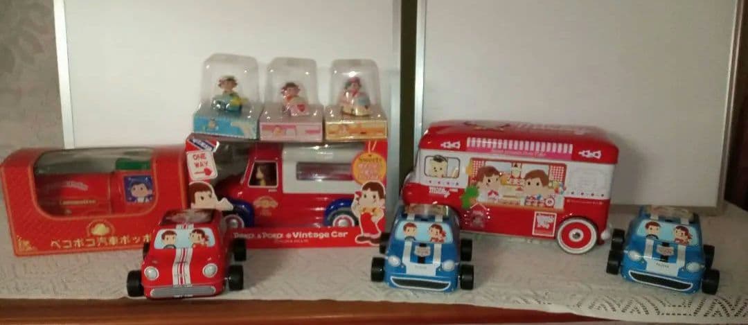 【不二家ペコちゃん】乗り物グッズ　セット