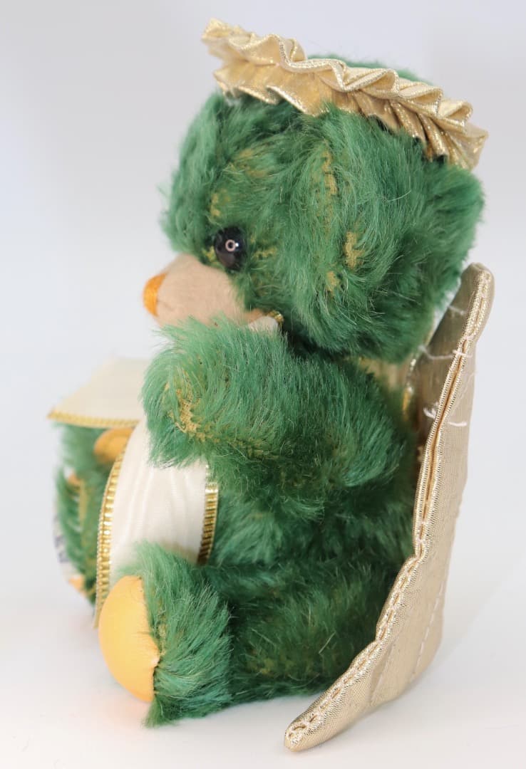 MerryThought 限定版 天使のクマ 緑