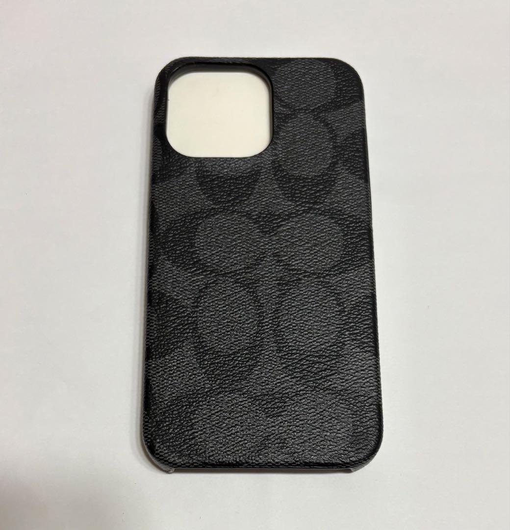 COACH iPhone13pro対応 ケース C8023 GRAPHITE