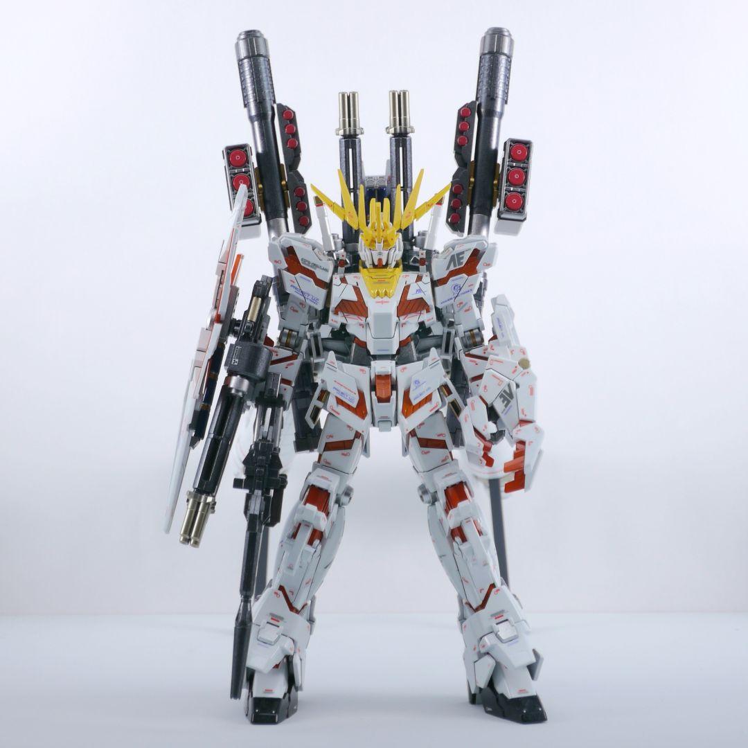 HGUC フルアーマーユニコーンガンダム 白バンシィ 塗装 完成品 バンダイ