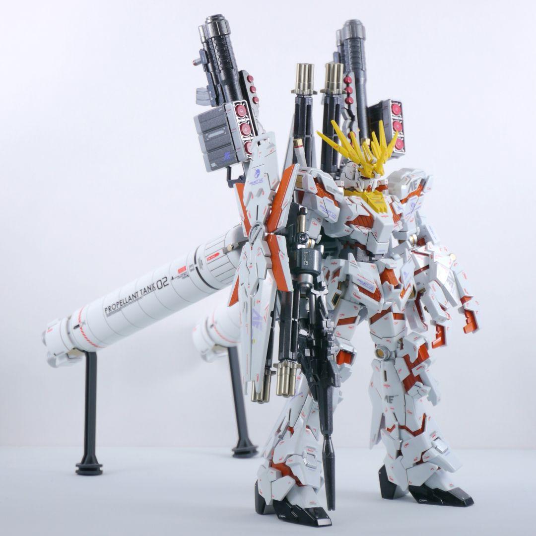HGUC フルアーマーユニコーンガンダム 白バンシィ 塗装 完成品 バンダイ