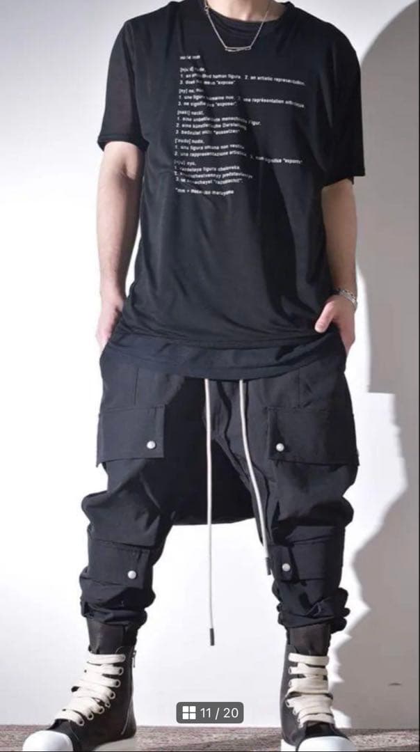 値下げ‼️超美品af artefactサルエルカーゴジョガーパンツ