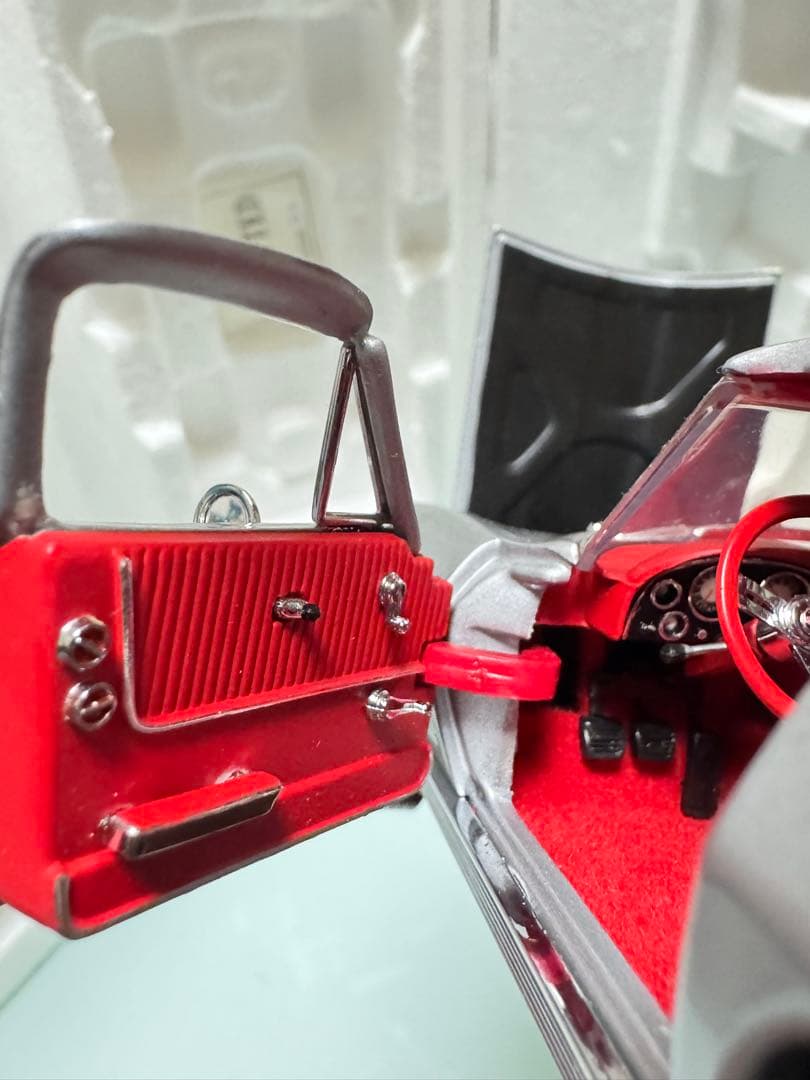 フランクリンミント 1/24 1963 コルベット 赤内装 ダイキャスト