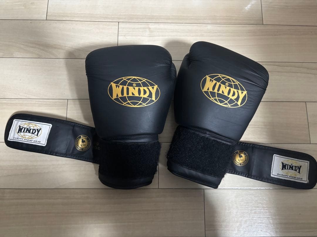 WINDY ボクシンググローブ BGVU 16oz ブラック