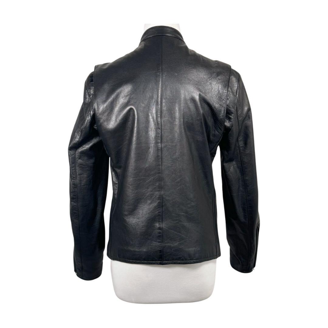 美品/メンテ済 リチウムオム 牛革ライダース 48 タイト riri