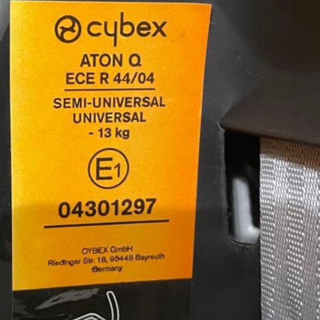 【極美品】サイベックス cybex Aton Q＋BASE Q-FIX