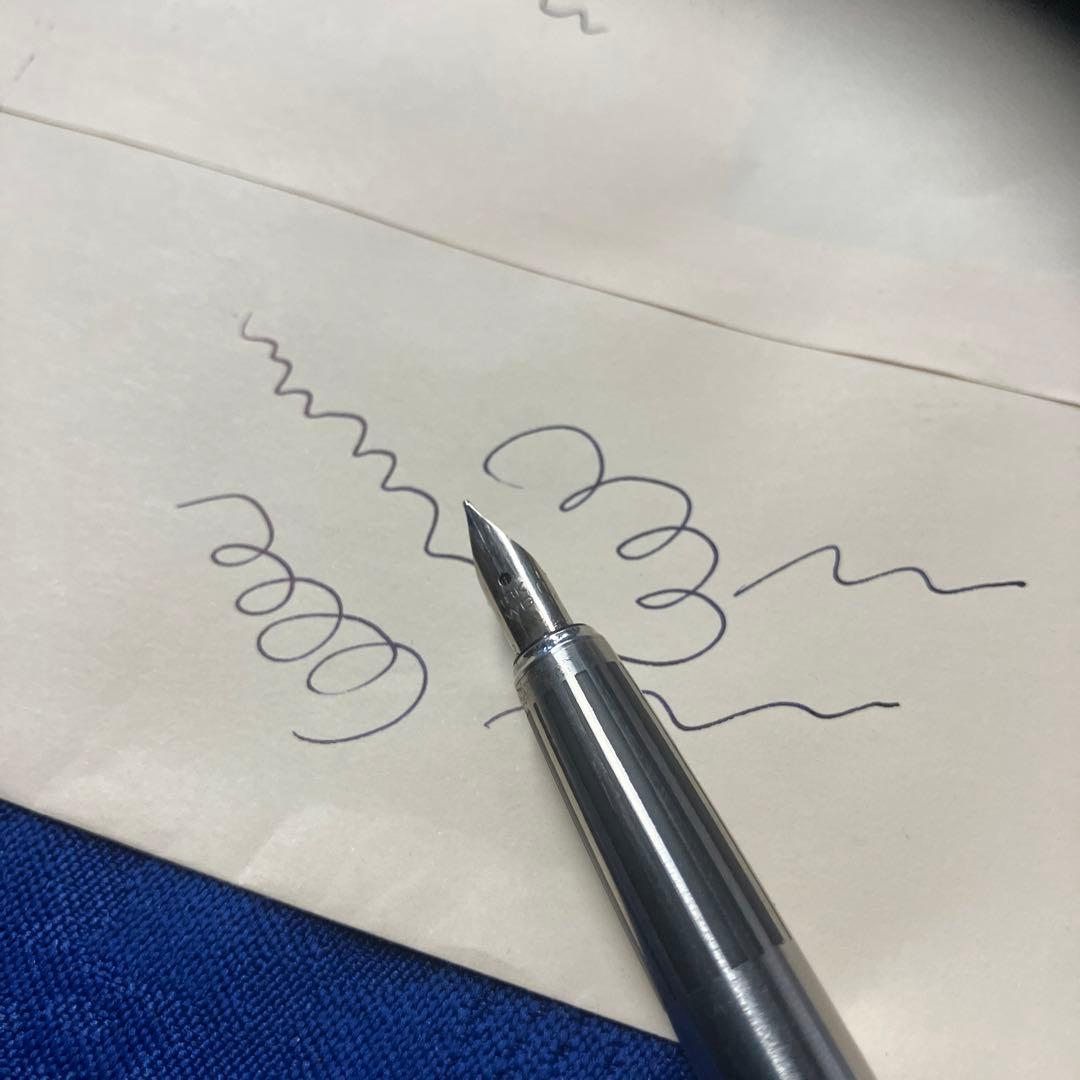 セーラー万年筆　WG レア廃盤品　昭和レトロ　18k ステンレスストラ