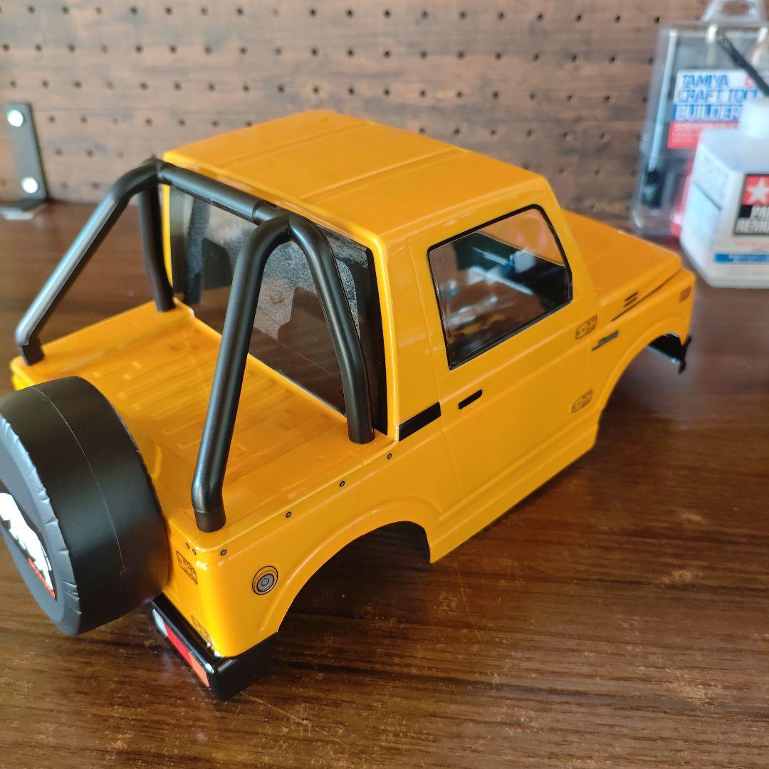 タミヤ　ジムニー　ウイリー　ボディ　キャメルイエロー