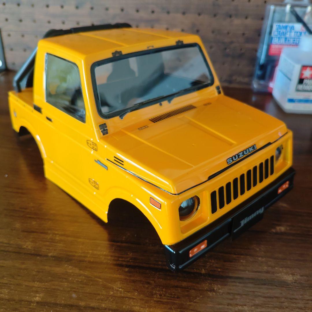 タミヤ　ジムニー　ウイリー　ボディ　キャメルイエロー