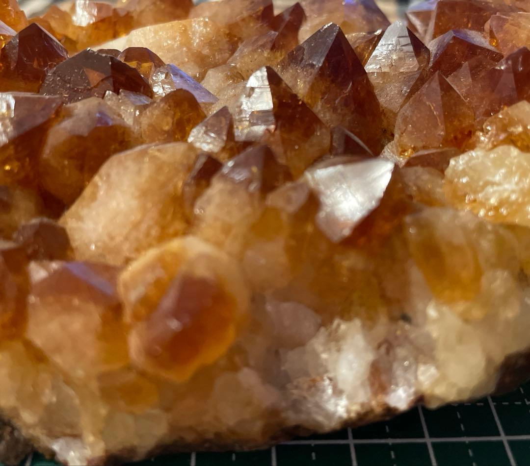 シトリンクォーツ　ラフストーン　クラスター　原石　鉱物　鉱石