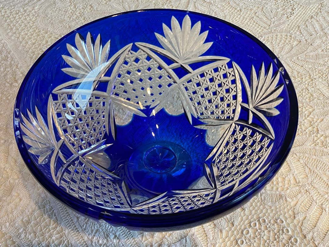 ヴァルサンランベール　カットが美しいクリスタル　ボウル