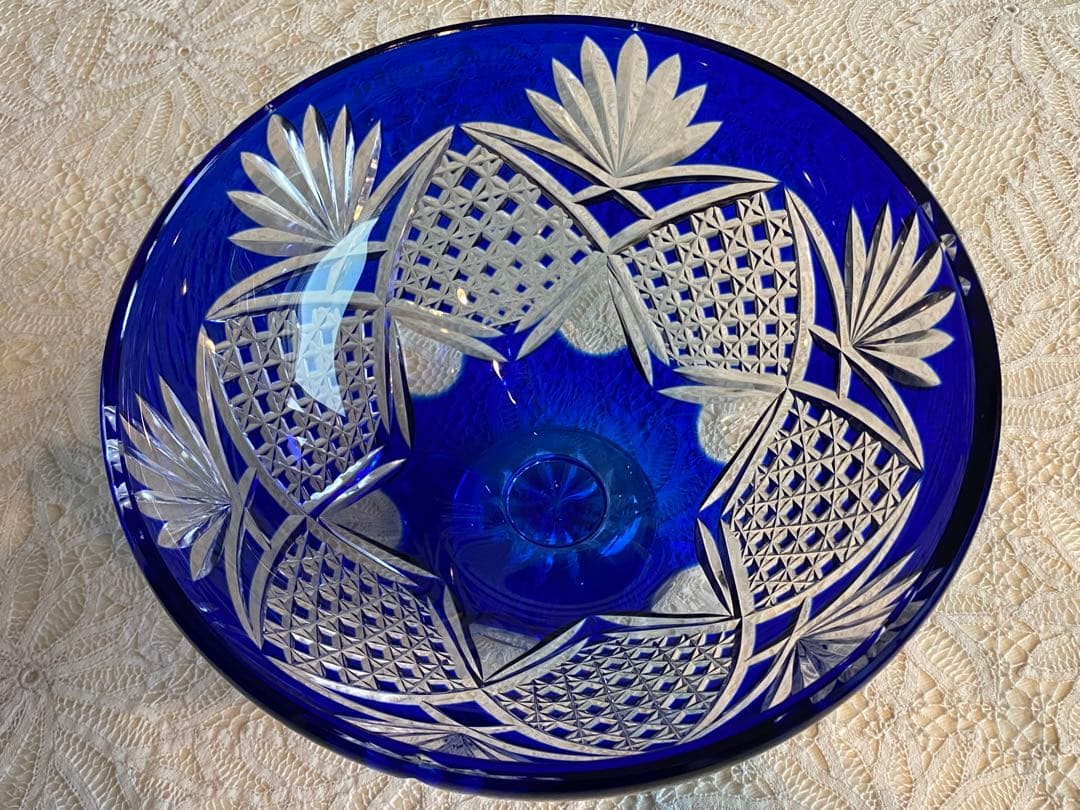 ヴァルサンランベール　カットが美しいクリスタル　ボウル