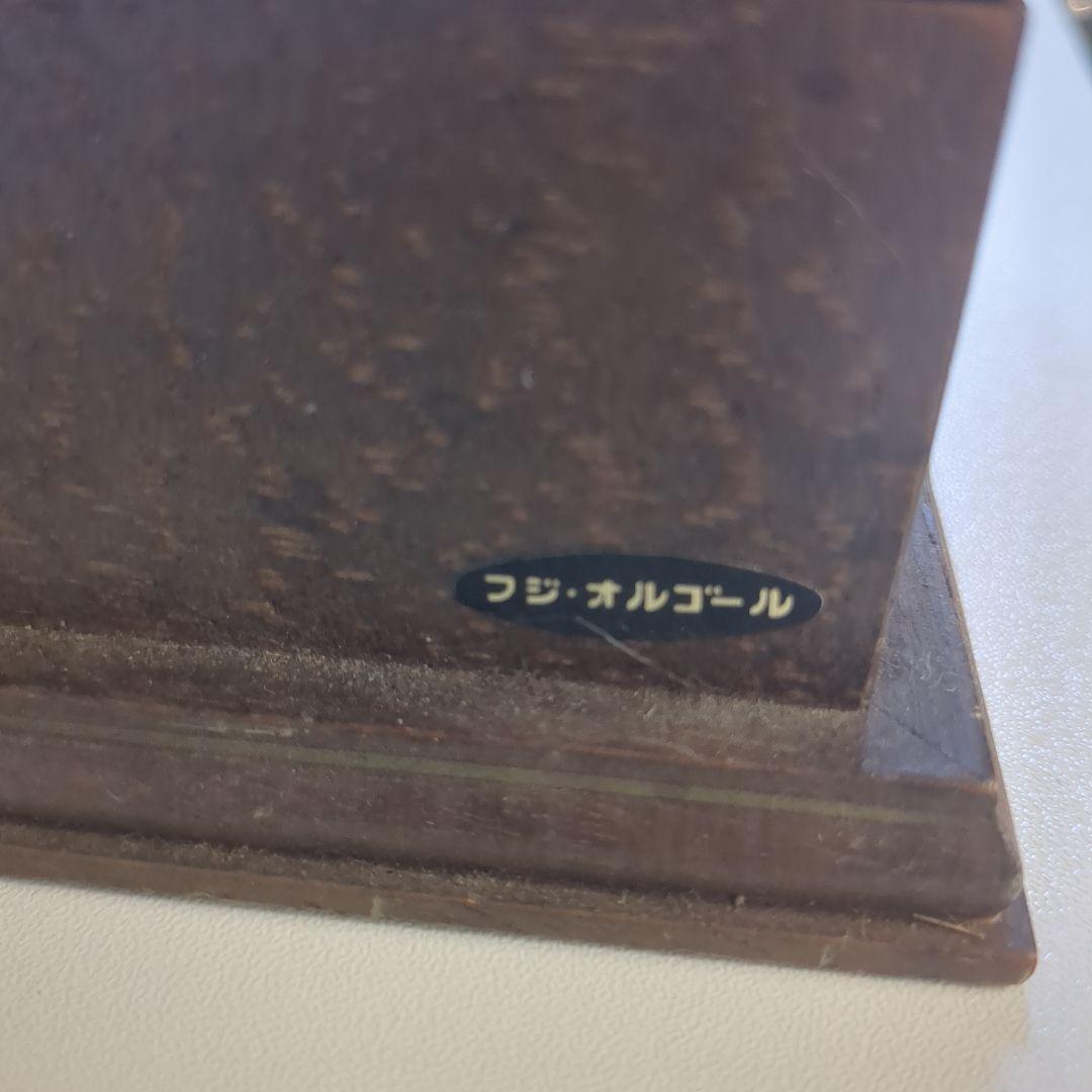 古地図デザインの木製オルゴール