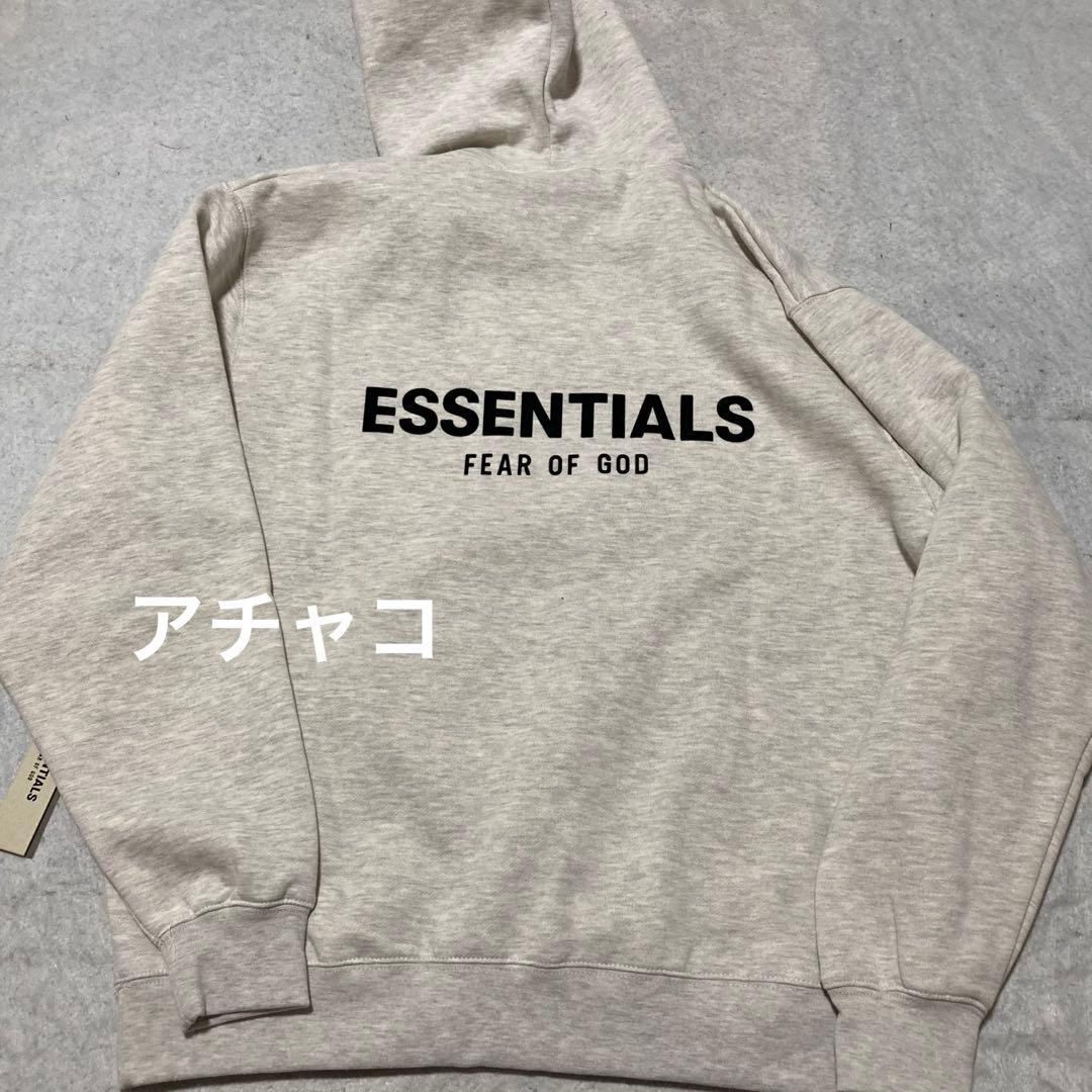 Fear of God Essentials ロゴ パーカー グレー