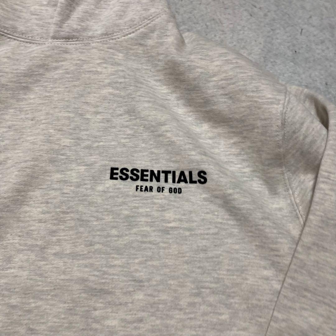 Fear of God Essentials ロゴ パーカー グレー