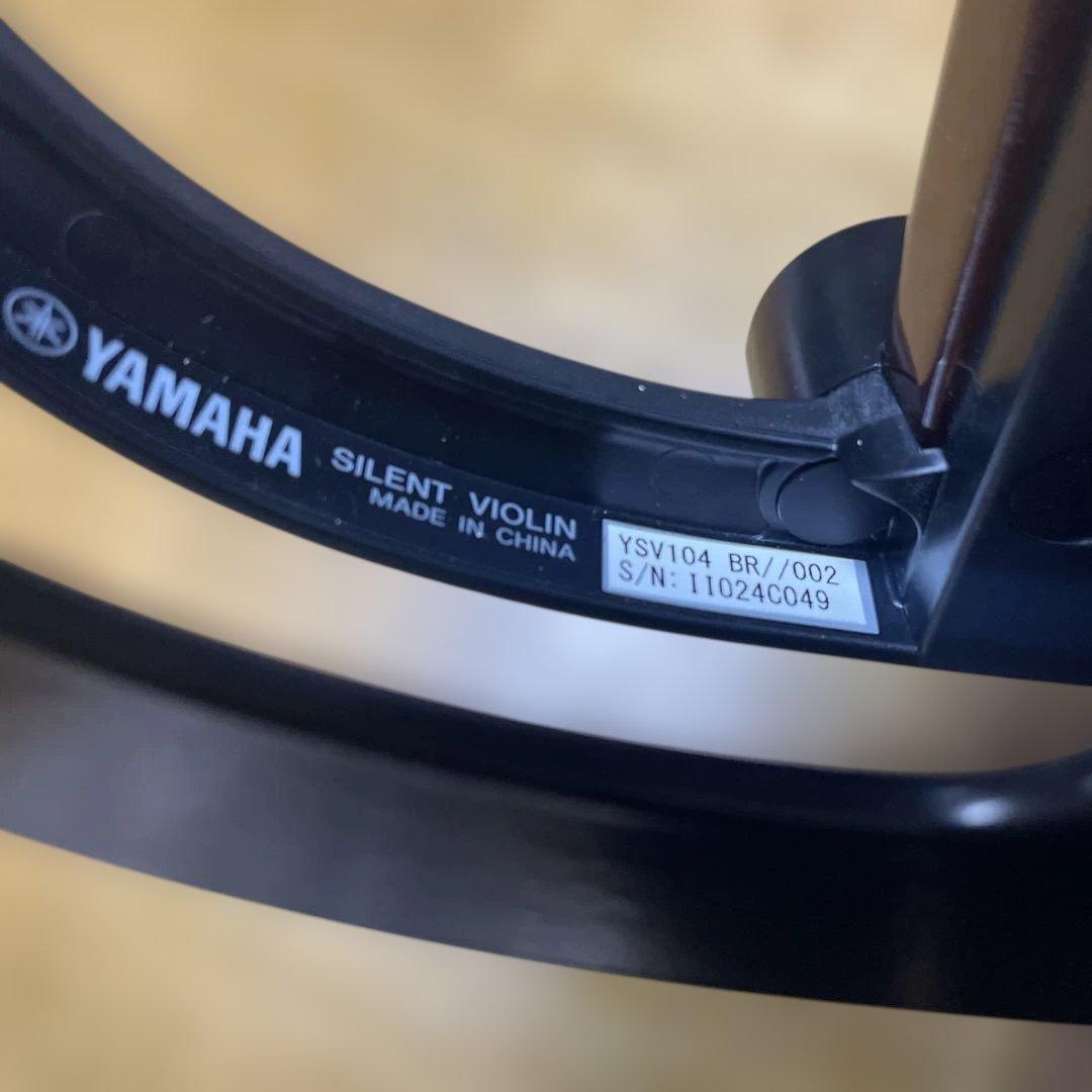 YAMAHA サイレントバイオリン　YSV104 弓・ケース付