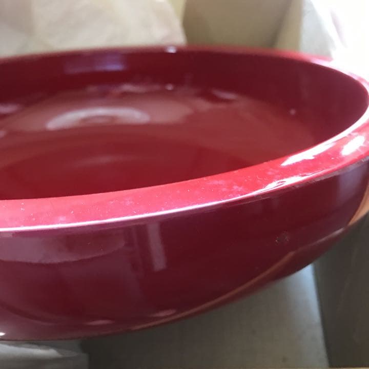 こね鉢 総朱　蕎麦