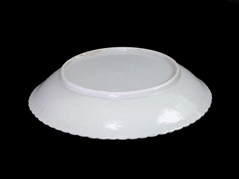 古伊万里　色絵　花に唐草の図　6寸半皿　江戸期　C058AS-CSz