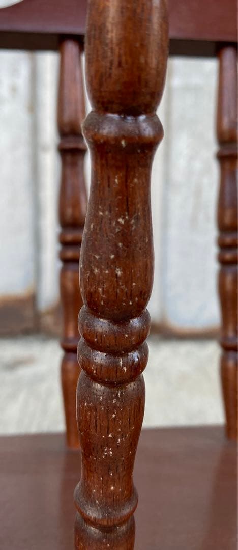 昭和レトロ　マガジンラック　雑誌入れ　新聞入れ　サイドテーブル　木製