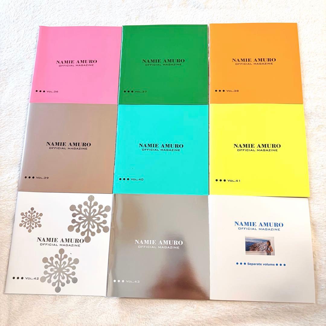 【美品】安室奈美恵 ファンクラブ オフィシャル 会報誌 26冊＋メモ帳（鉛筆付）