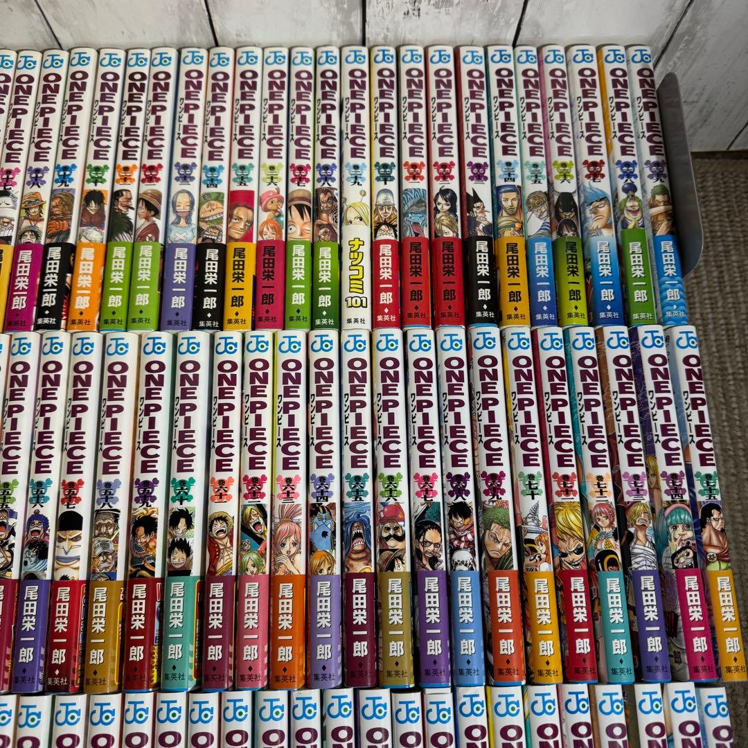 全巻初版 ワンピース 1巻～113巻 ●帯、冊子、はがき● 全巻セット
