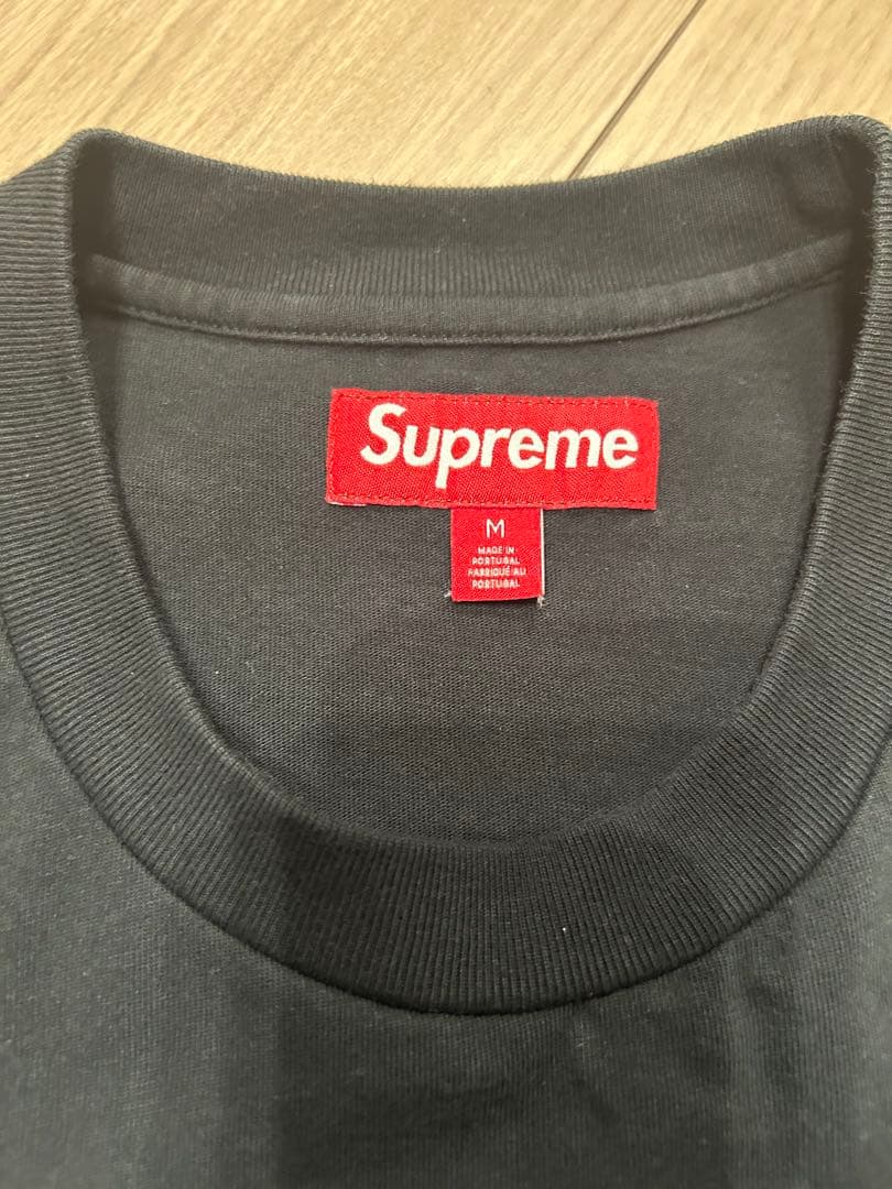 シュプリーム スモールボックスロゴ ロンT Mサイズ