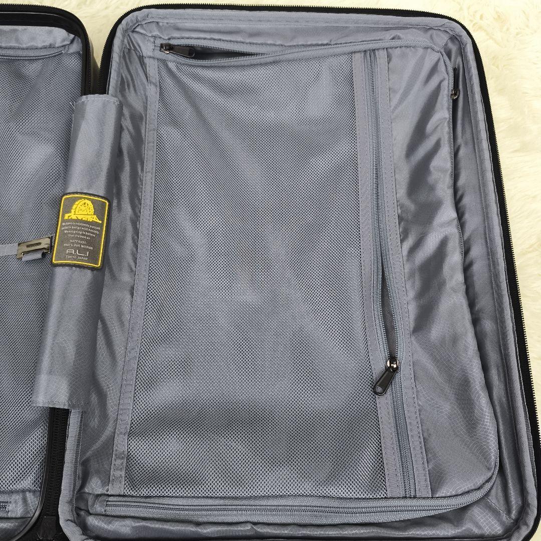 ✨極美品✨ アジアラゲージ デカかるedge キャリーケース 4輪 機内持込 黒