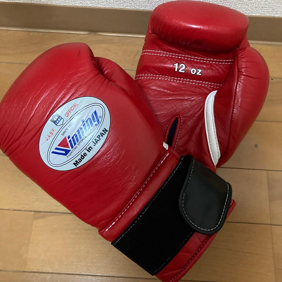 ア*イ様 Winning ボクシンググローブ 12 oz JABF-12ウイニン
