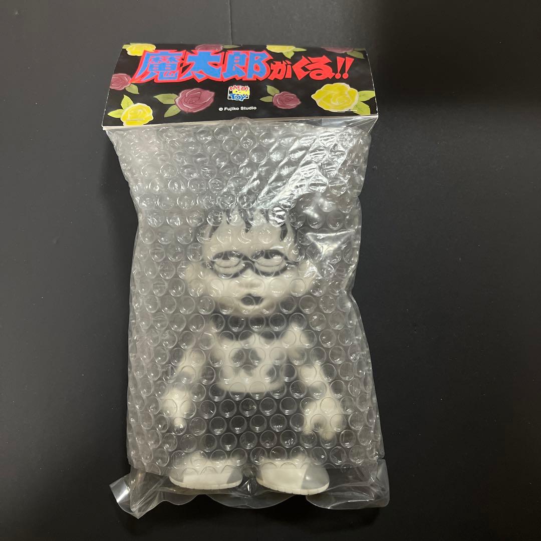 希少 魔太郎がくる フィギュア ソフビ 裏見真太郎 レトロモデル 白黒ver.