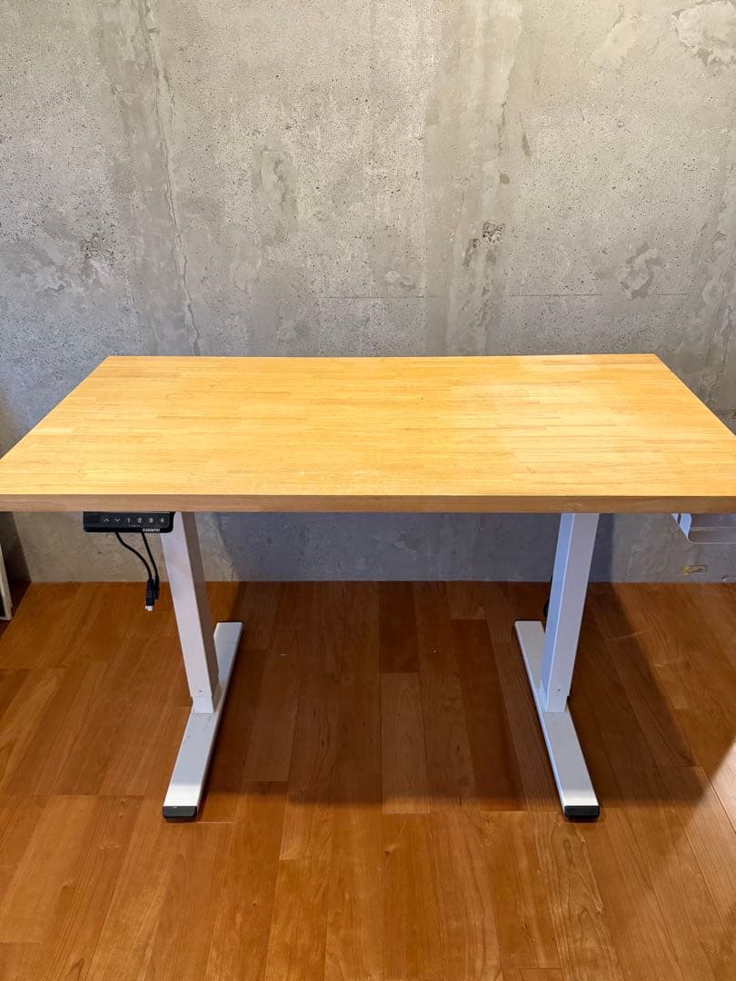FLEXISPOT 電動昇降デスク EF1W-JA栗集成材天板 120x61cm